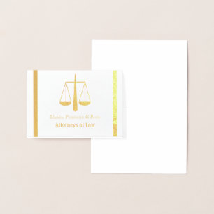 Carte Dorée Avocats HAMbyWG Scales of Justice