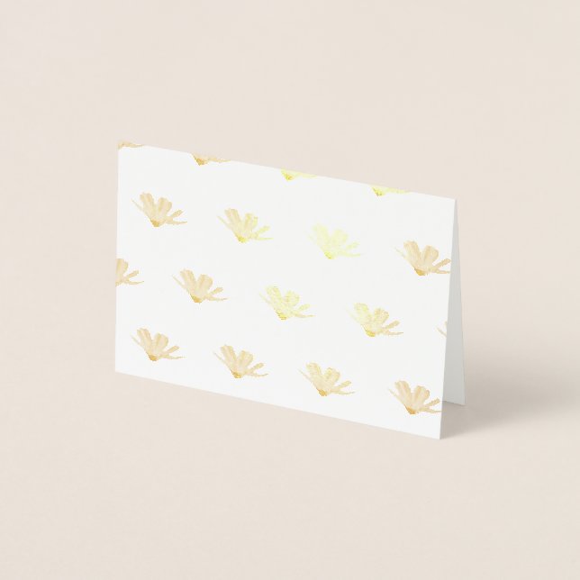 Carte Dorée Baise rose (Devant)