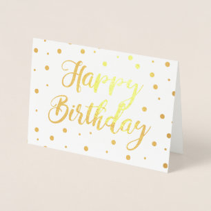 Carte Dorée Bbly Joyeux anniversaire