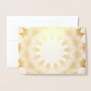 Carte Dorée Beau soleil