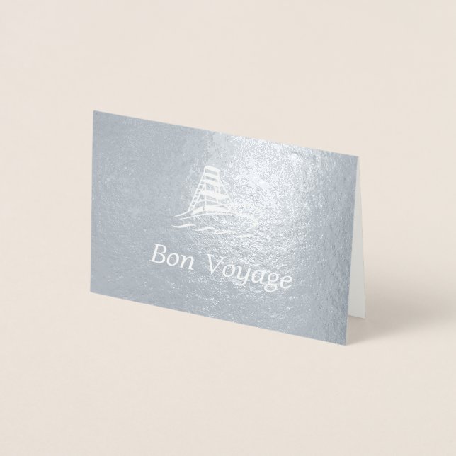 Carte Dorée Bon Voyage (Devant)