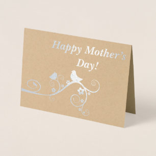 Carte Dorée Bonne fête des mères !