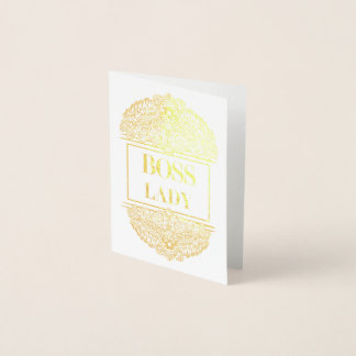 Carte Dorée Boss Lady - Élégante autonomisation