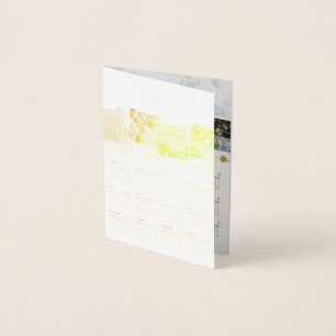 Carte Dorée Calendrier 2026