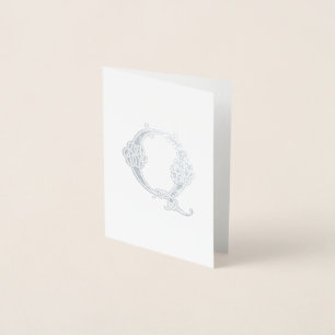 Carte Dorée Capitale décorative du noeud celtique du 16e siècl