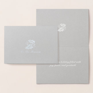 Carte Dorée C'Est La Saison Silver Foil