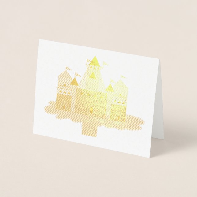 Carte Dorée Château de princesse (Devant)
