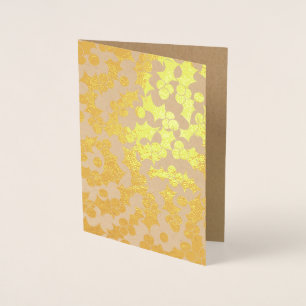 Carte Dorée Christmas Holly