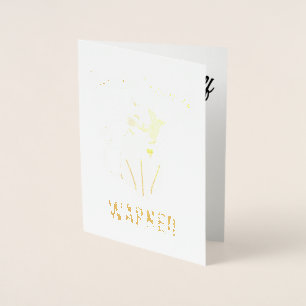 Carte Dorée Considérez-vous averti chat mal