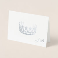 Couronne en feuille d'argent Miss USA Style et car