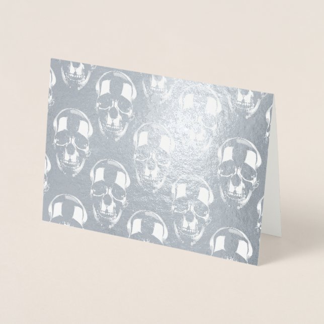 Carte Dorée Crânes noirs tombés (Devant)