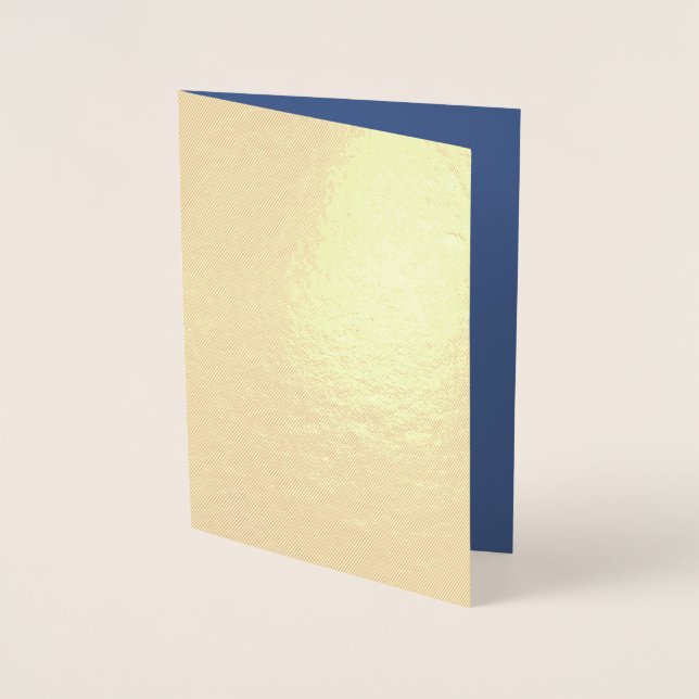 Carte Dorée Créer votre propre gris bleu modifiable (Devant)