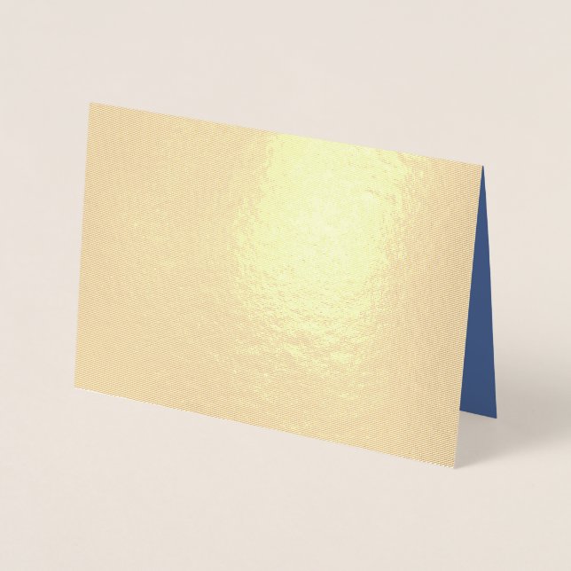 Carte Dorée Créer votre propre gris bleu modifiable (Devant)