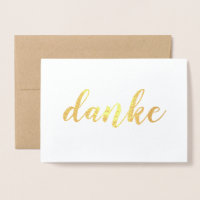 Danke Merci allemand élégant script de brosse