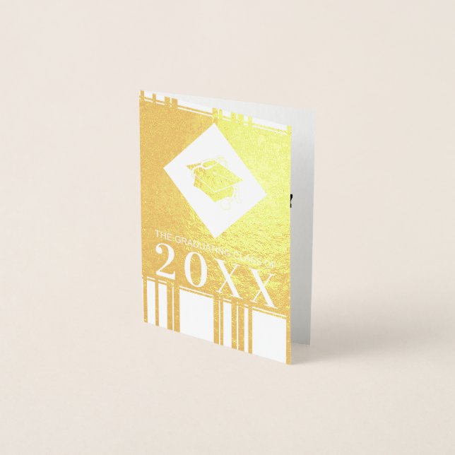 Carte Dorée diplôme de médecine année personnalisable (Devant)