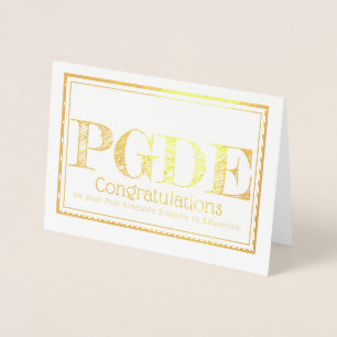 Carte Dorée Diplôme d'études supérieures pour enseignants
