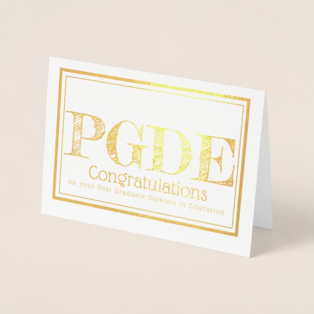 Carte Dorée Diplôme d'études supérieures pour enseignants (Devant)
