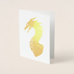 Carte Dorée Dragon médiéval
