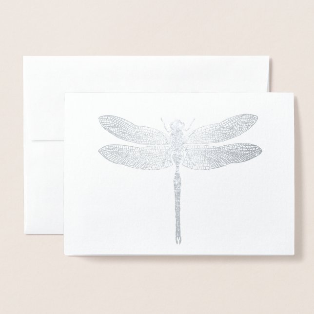 Carte Dorée Dragonfly Magic (Devant avec enveloppe)
