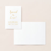 Élégant personnalisé Étalez l'amour