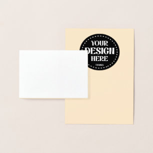Carte Dorée Élégant, raffiné, élancé et minimaliste
