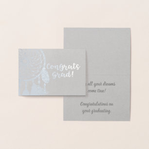 Carte Dorée Félicitations aux diplômés   Dreamcatcher