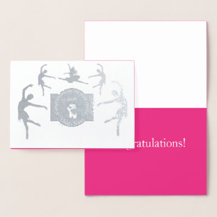 Carte Dorée Félicitations pour le récital de danse HAMbyWG