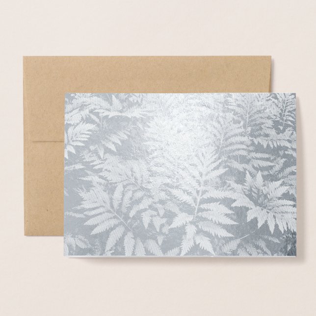 Carte Dorée Ferns : Salutations de vacances (Devant avec enveloppe)