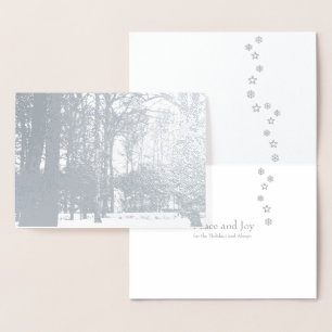Carte Dorée Fête de neige légère (Argent)