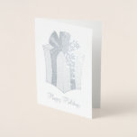Carte Dorée Forfait Joyeux Noël Hanoukka Bow<br><div class="desc">La carte présente une illustration originale d'une boîte cadeau emballée avec un arc sur le dessus, et HAPPY HOLIDAYS dans une police amusante. Ne vois-tu pas ce que tu cherches ? Vous avez besoin d'aide pour la personnalisation ? Cliquez sur "rebeccaheartsny" (en haut à droite) puis "contactez ce concepteur" pour...</div>