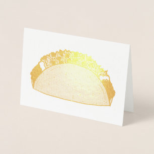 Carte Dorée Gold Taco Food Mexicain Foodie Taco Mardi