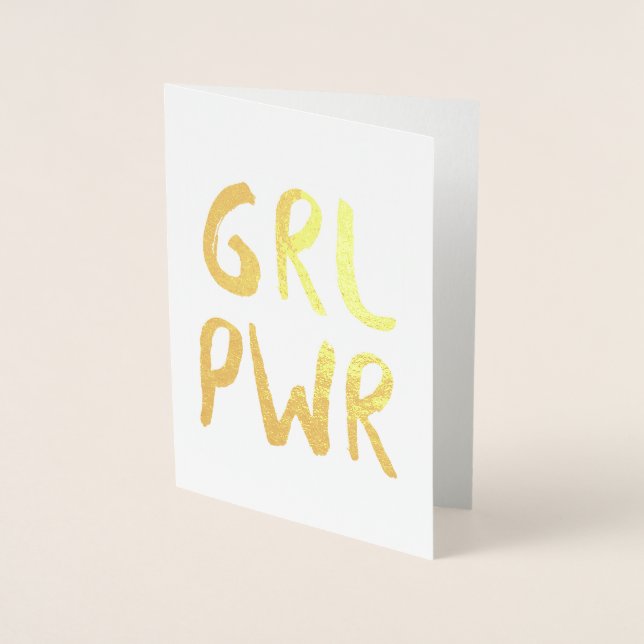 CARTE DORÉE GRL PWR (Devant)