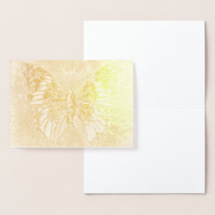 Carte Dorée HAMbWG - Gold Foil Card - Papillon