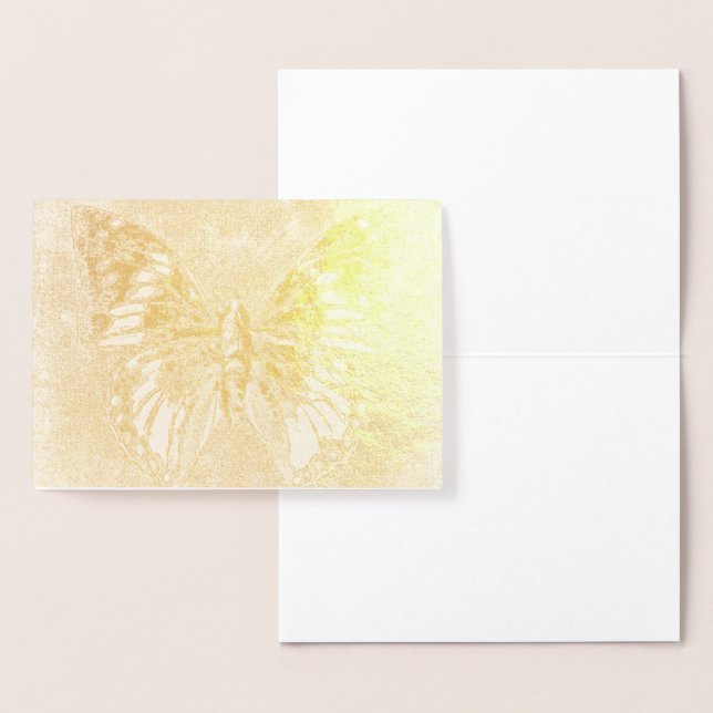 Carte Dorée HAMbWG - Gold Foil Card - Papillon (Affichage)