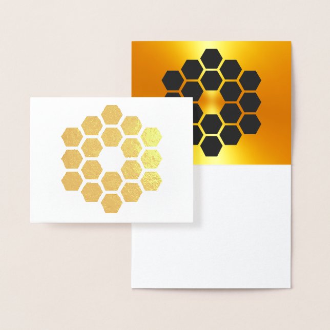 Carte Dorée James Webb Space Telescope Gold Foil Card (Affichage)