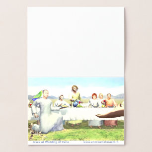Carte Dorée Jésus au Mariage de Cana