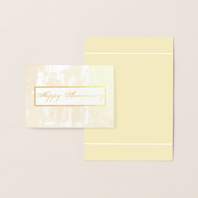 Carte Dorée .John Singer Sargent Élégant Portrait Collage Foil (Affichage)