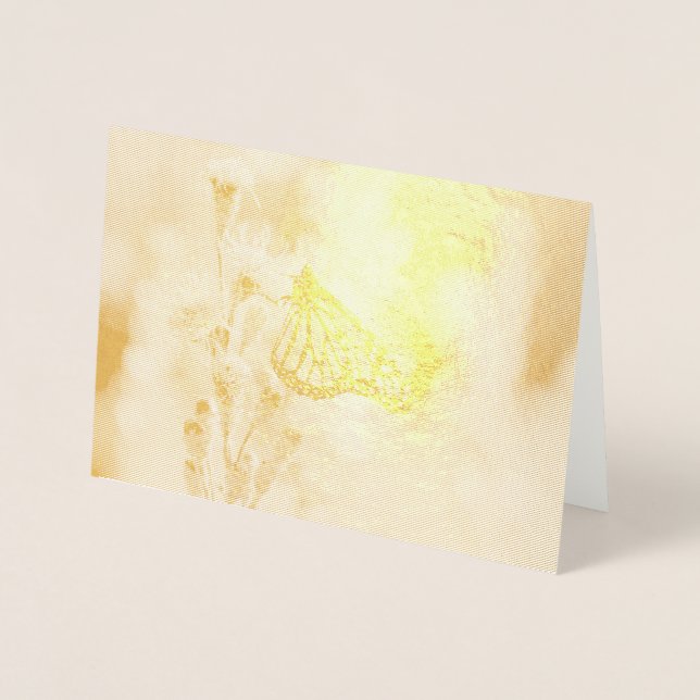 Carte Dorée Jolie Monarque (Devant)