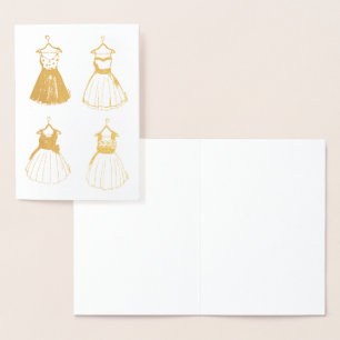 Carte Dorée Jolie robes de fête Prom Style Vintage rétro les a