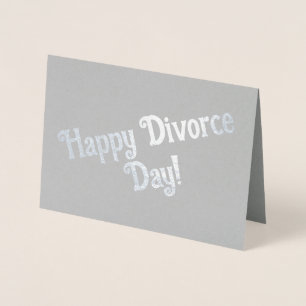 Carte Dorée Joyeuse journée de divorce !