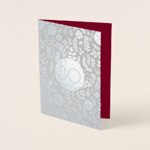 Carte Dorée Joyeux 30e anniversaire Luxe