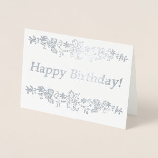 Carte Dorée Joyeux anniversaire !