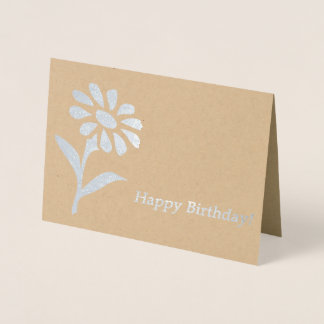 Carte Dorée Joyeux anniversaire !