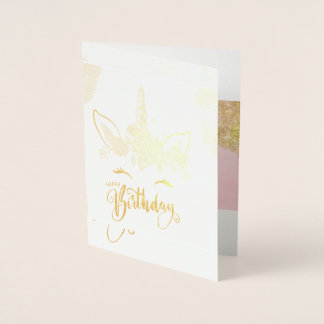 Carte Dorée joyeux anniversaire, card in French, birthday card