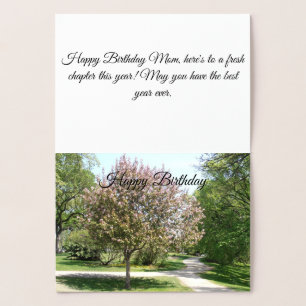 Carte Dorée Joyeux Anniversaire Maman