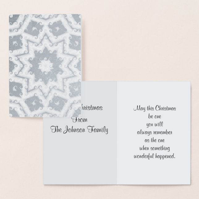 Carte Dorée Joyeux Noël, étoile Abstraite (Affichage)