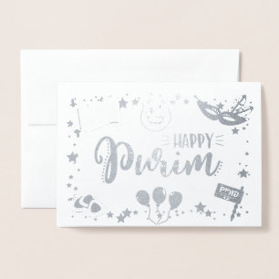 Carte Dorée Joyeux Purim