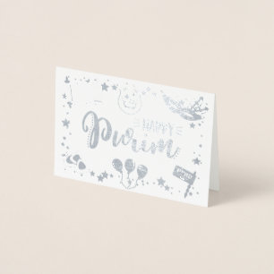 Carte Dorée Joyeux Purim