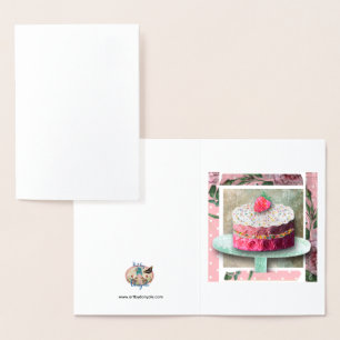 Carte Dorée La confiserie Strawberry Rose