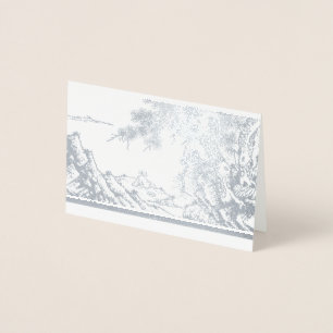 Carte Dorée Le poète philosophe chinois Foil Card